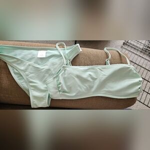 Xhilaration Light Green Bikini Set